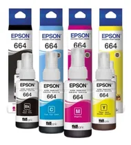 Comprar Tinta Epson 664 4 Unidades Original Tinta Epson T664 Ecotank
