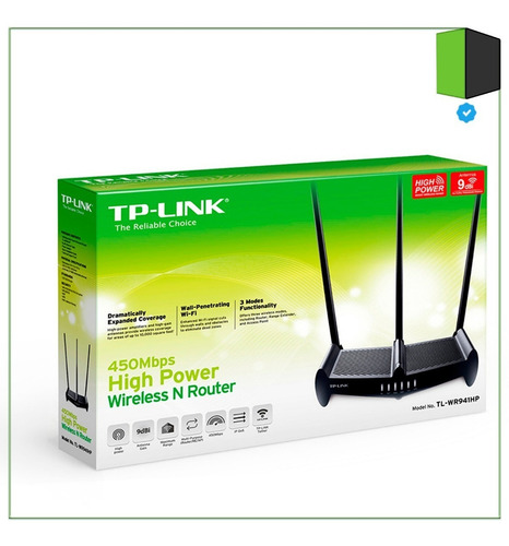 Imagen 5 de 8 de Router, Access point, Range extender TP-Link TL-WR941HP negro 220V