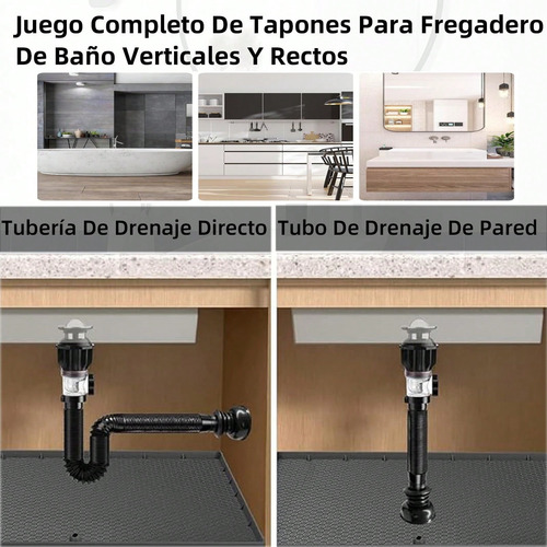 Drenaje Para Lavabo De Baño Drenaje Flexible Anti-odor