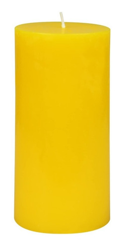 Imagen 1 de 1 de Cirio O Velon 15 Cm Amarillo /lamanoworld