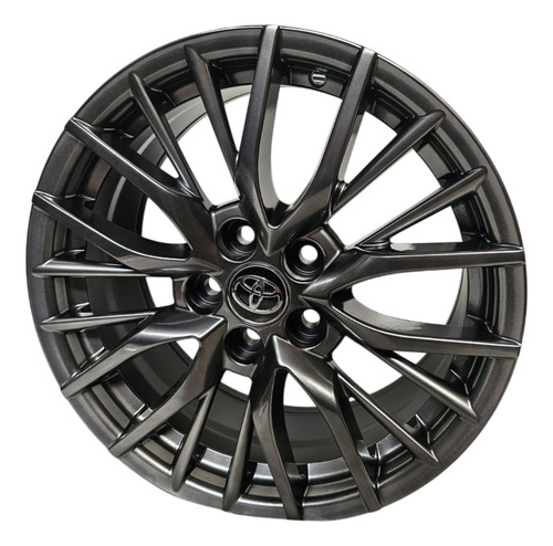 Rines 17 5-114 Toyota Prius 2023 2024 2025 Rav4 Camry 4pzs Hyperblack 7.5"
