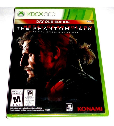 Videojuego Metal Gear Solid V The Phantom Pain Xbox 360