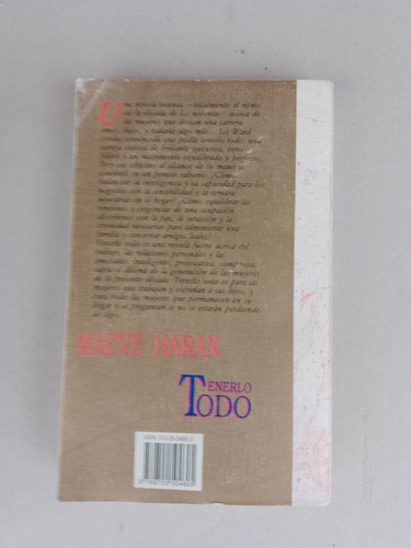 Libro Tenerlo Todo Maeve Haran (Usado)