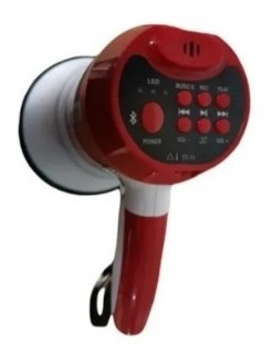 Megafono Perifoneo Recargable 6 Pulgad 25w Microfono Bocina