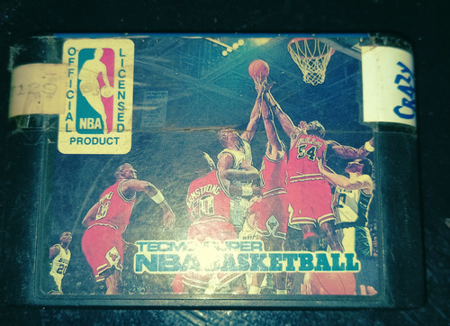 Tecmo Super Nba Basquetball!! Juego De Sega Original!! (Usado)