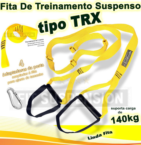 Imagem 1 de 8 de Fitas De Suspensão Tipo Trx Para Treinamento Suspenso