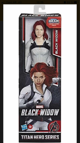 Muñeco Black Widow 30cm Figura Mattel Original En Caja