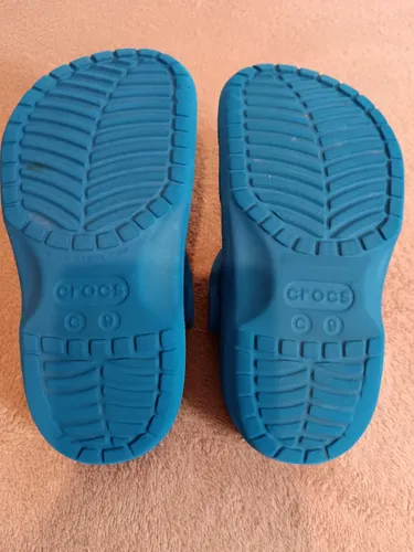 Crocs Classic Mules Niños. Talle C9 / 25-26 Como Nuevas! Azul C9 (Usado)