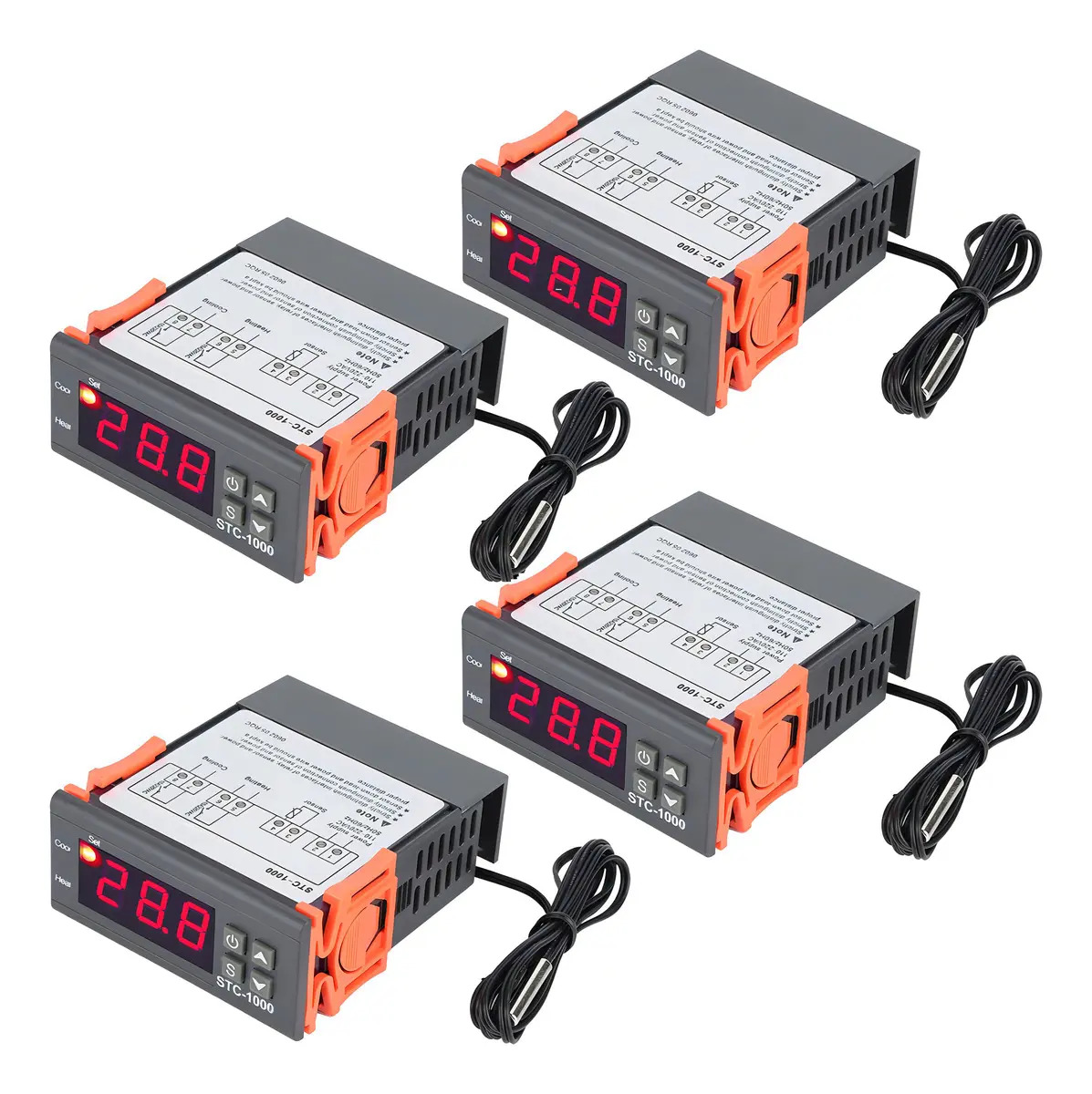 Controlador de temperatura digital Sensores De Controlador De Temperatura Stc-1000