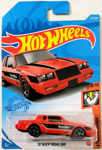 87 Buick Regal Gnx Rojo Hot Wheels Mattel