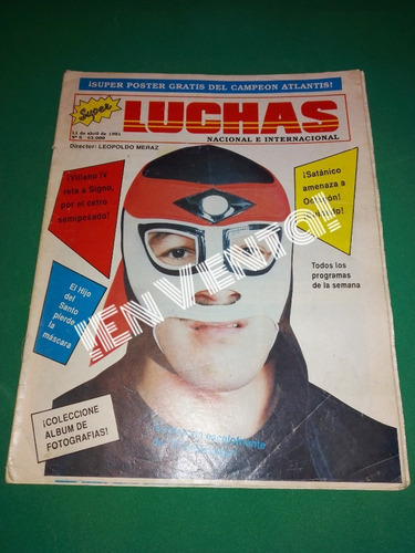 Lucha Libre Revista Súper Luchas #5 ! Con Estampas Sinpóster