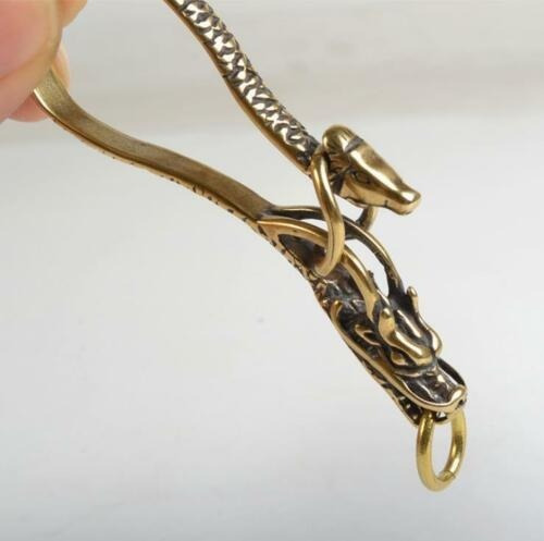 Clip Keychain Alta Qualidade Padrão Dragão De Bronze