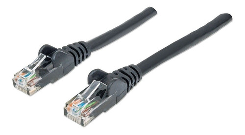Cable Ethernet Patch 1m Cat 6 Utp Negro 342049 Intelline /v