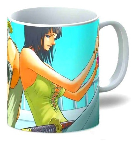 Mug Anime One Piece - Taza De Nico Robin X Zoro