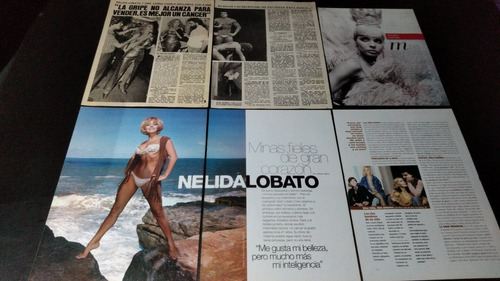 (ah038) Nelida Lobato * Recortes Revistas Clippings