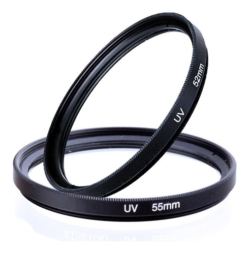 Combo Filtros Uv Lente Protector Ø 55mm Y Ø 52 Mm