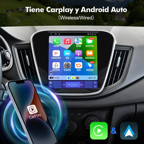 Para Estéreo Vertical Tesla Chevrolet Cavalier 2015-2018 Gps
