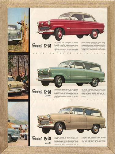 Ford Taunus , Cuadro, Poster,auto, Publicidad          B245