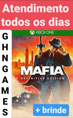 Mafia 1 Definitive + Brinde Xbox One Mídia Digital Envio Ime