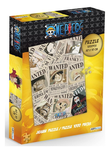 Rompecabezas One Piece 1000 Piezas Wanted Poster Original
