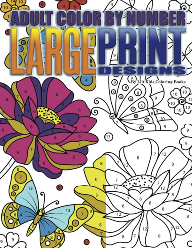 Libro: Adult Color By Number Large Print Designs