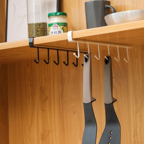 Imagen 5 de 8 de Organizador Porta Tazas Para Colgar En Estante
