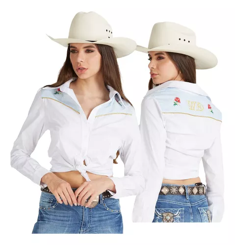 Camisa CHLS2003-White Western Wear,  