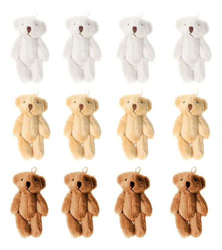 Kudes 12pcs 6cm Mini Conjunto De Osito De Peluche Juguetes D