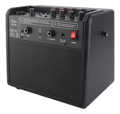 Amplificador De Guitarra Recargable Portátil Profesional De