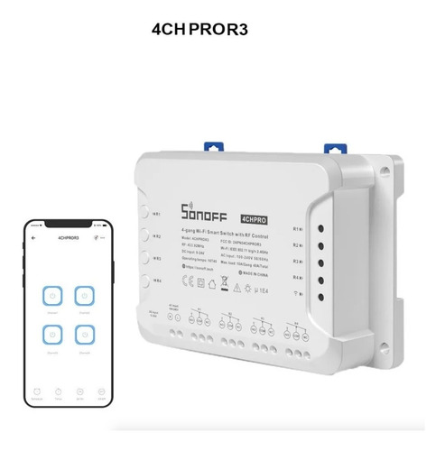 Sonoff Domotica Rele Interruptor 4ch Wifi Automatizacion 3g