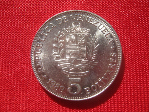 Venezuela 5 Bolívares 1989