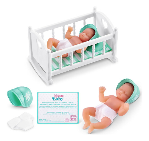My Mini Baby Bebé Miniatura Realista Y Accesorios Zuru