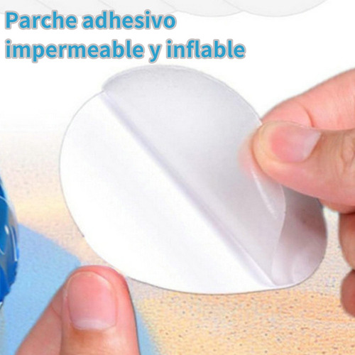 10pz Parches Reparación Para Albercas Y Colchones Inflables Transparente