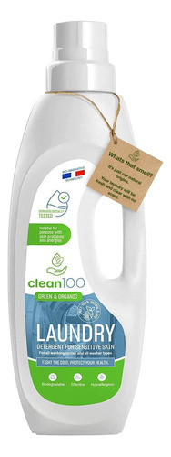 Clean100 Detergente Liquido Natural Para Ropa Delicada, 1 Li