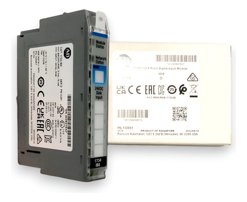 Módulo Automação Allen Bradley 1734ib8 8 Entradas Clps