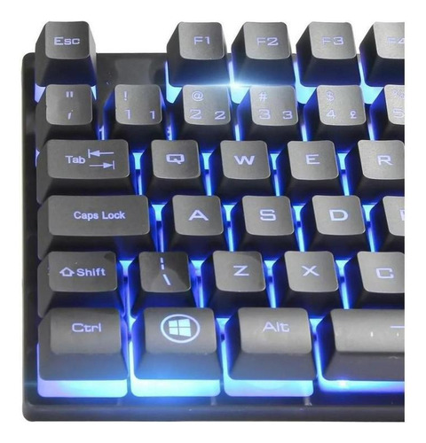 Kit Teclado E Mouse Gamer Exbom Bk-g550 Rgb 2400 Dpi