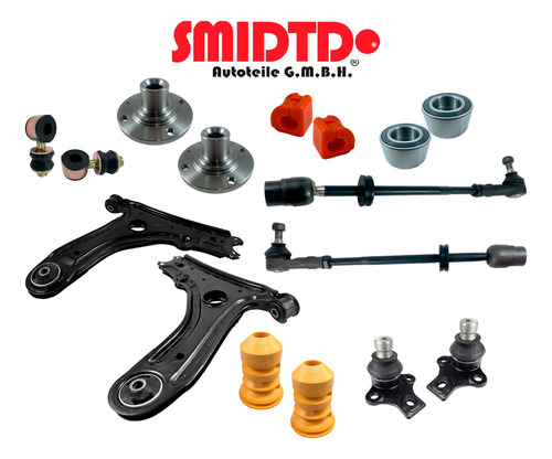 2 Horquilla 2 Base 2 Maza Vw Jetta A2 87-92 Direcc Hidr