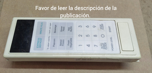 Teclado Para Horno De Microondas Daewoo Antiguo 1.0 (Usado)