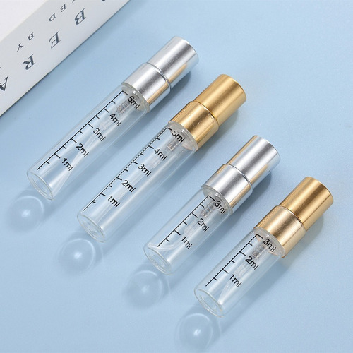 50 Mini Atomizador De Perfume, Botella De Vidrio Transparent