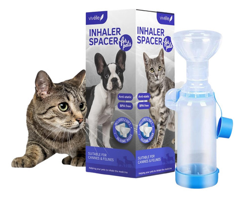 Espaciador Para Inhalador Para Asma De Perros Y Gatos