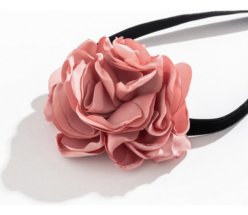 Gargantilla De Flores, Collar De Flores Para Mujer, Rosa