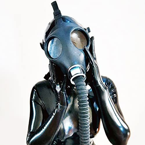 Ftshist Half-face Silica Gel Gas Mask Fetish Latex Sm Conque