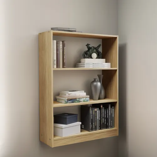 Estante Para Libros Madesa 6907 Con 3 Nichos