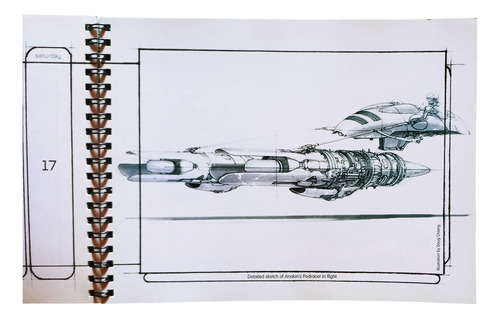 Star Wars Episodio 1 Calendario (Usado)