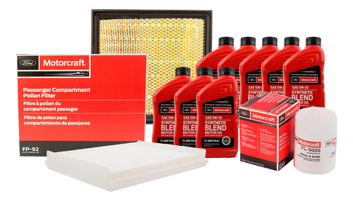 Kit Mantención Ford F150 5.0 Aceites + Filtros (ac, Ai, Po)