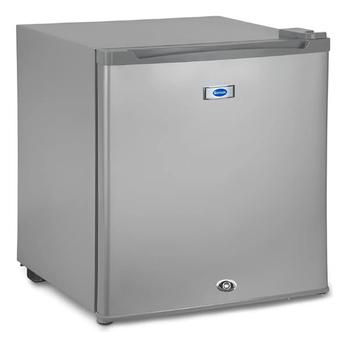 Frigobar Mini 1.6 Pies 46l Refrigerador Congelador Compacto Color Plateado