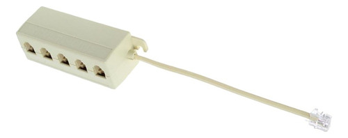 Teléfono Rj11 Línea Macho A Hembra Jack Splitter /