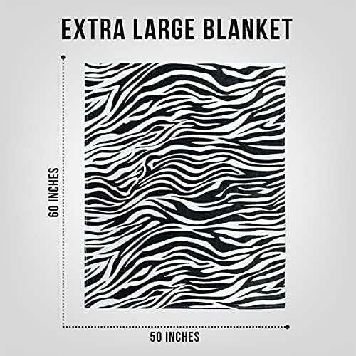 Cobertor Com Estampa De Zebra, Adorável Cobertor De Zebra S