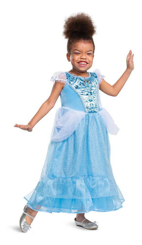 Disfraz Talla X Small (3t|4t) Vestido De Cenicienta