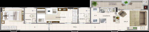 Imagem 7 de 8 de Apartamento Com 2 Dorms, Caiçara, Praia Grande - R$ 280 Mil, Cod: 2001 - V2001